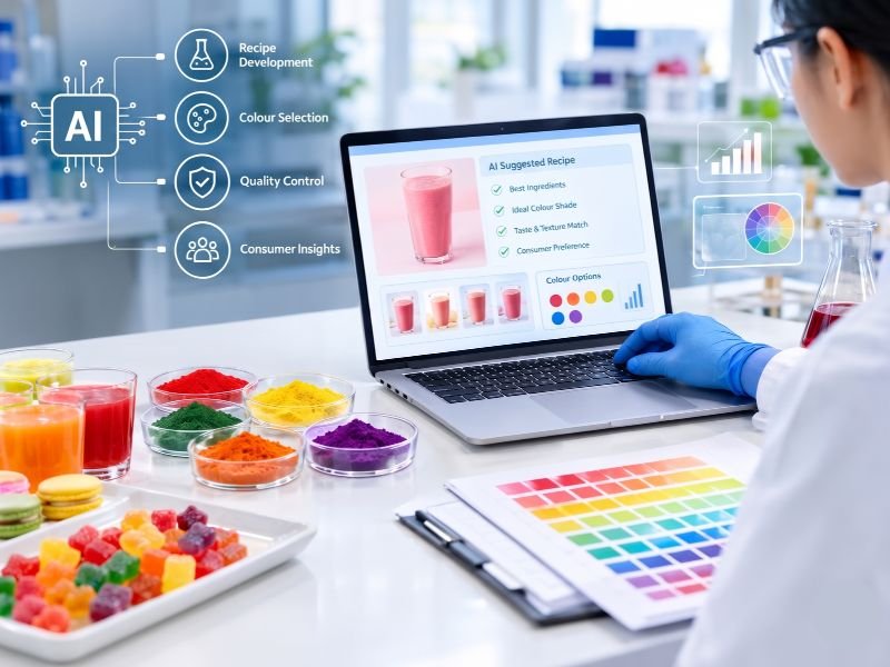 How AI Shapes Food Development and Colour Selection